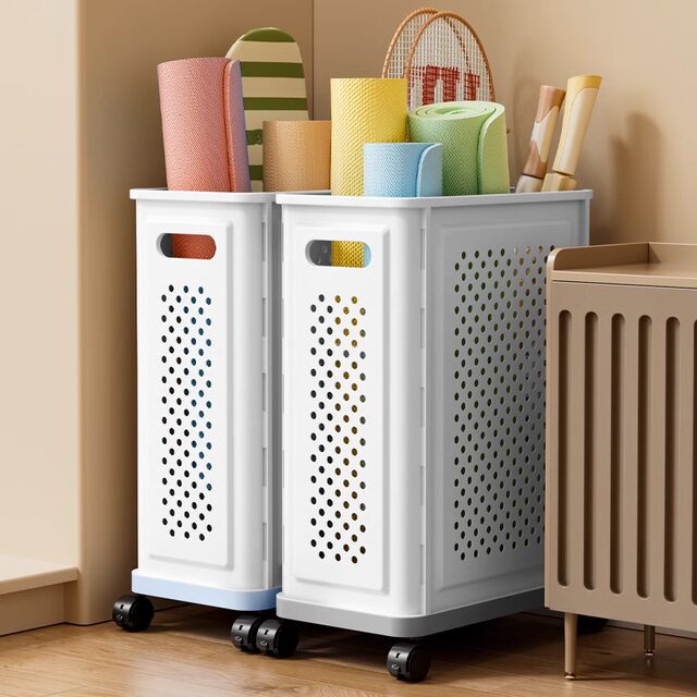 Yoga mat storage basket Fitness equipment storage basket
