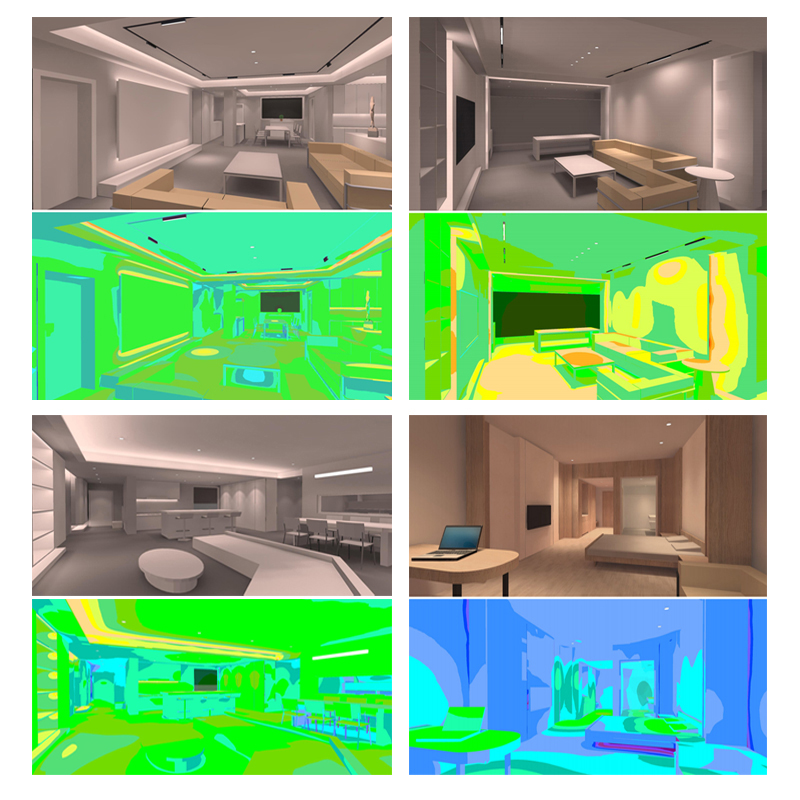 照度计算灯光模拟灯位图DIALux evo代做照明设计方案照度图模拟图 - 图1