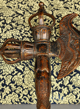 纯铜法器藏传密宗手持