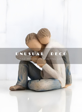 山海艺术北欧现代手工木雕作坊刷子工具样板间售楼处组合饰品摆件