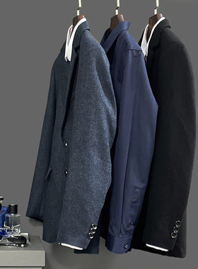 北欧风样板间衣柜软装道具饰品蓝色男士衣帽间衣服样板房装饰摆件