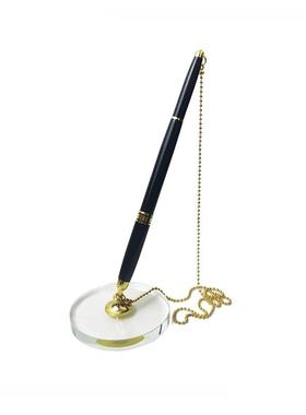 现代轻奢样板间书房书桌办公桌垫钓鱼台灯装饰品摆件组合