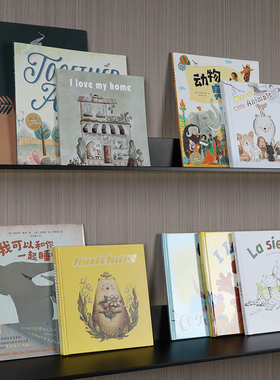 样板间儿童房绘本真书摆件卡通风英文真书售楼处娱乐区软装饰品