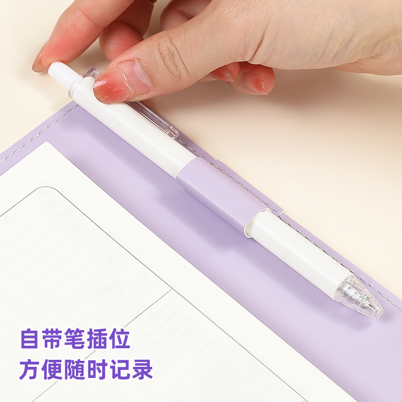 b5错题本软皮活页本可拆卸初中生专用高中生数学笔记本本子艾宾浩斯记忆法活页夹外壳替芯纠错改错整理神器 - 图3