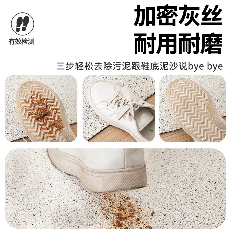 卡通丝圈入户地垫门口防滑垫子玄关地毯进门垫pvc可擦洗耐脏脚垫,淘宝优惠券,粉丝福利购,淘宝优惠卷