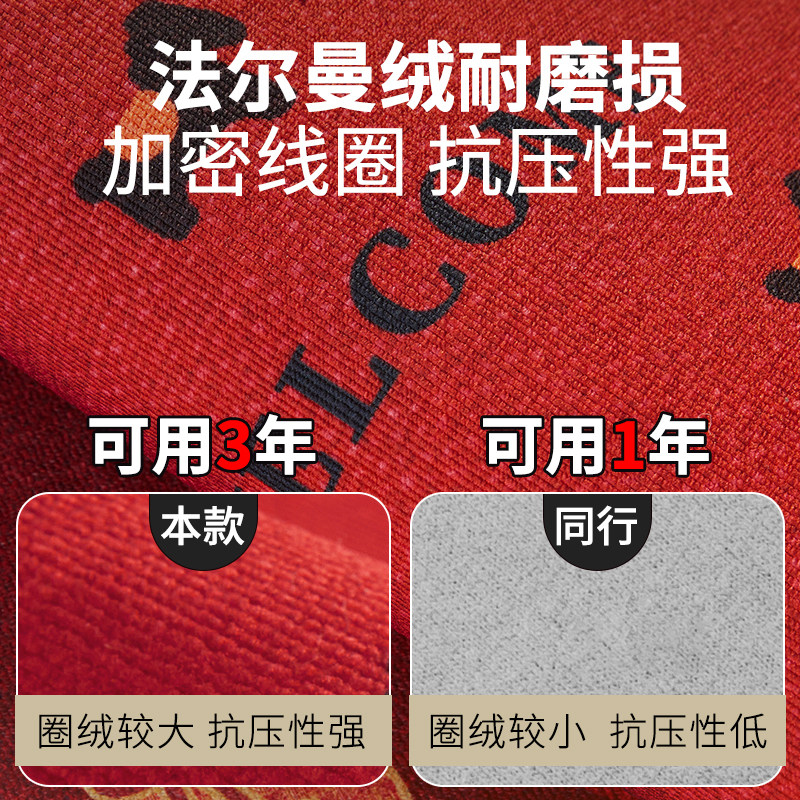 2026新款红色喜庆马年厨房地垫防滑防油可擦免洗吸水吸油专用脚垫,淘宝优惠券,粉丝福利购,淘宝优惠卷