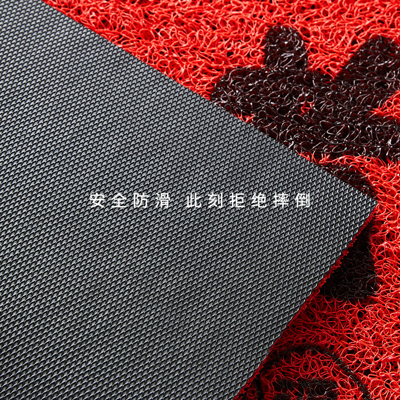 2026新款红色丝圈地垫入户门垫进门脚垫子防滑耐磨地毯喜庆可裁剪,淘宝优惠券,粉丝福利购,淘宝优惠卷