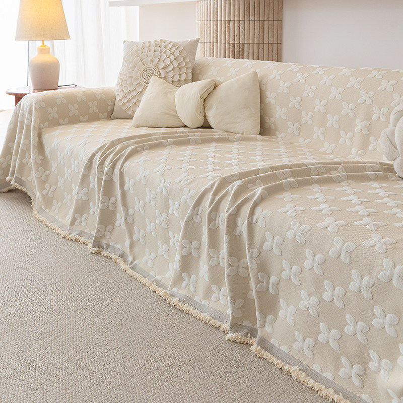 日式棉麻风2026年新款雪尼尔沙发盖布四季通用防滑沙发垫全包套罩,淘宝优惠券,粉丝福利购,淘宝优惠卷