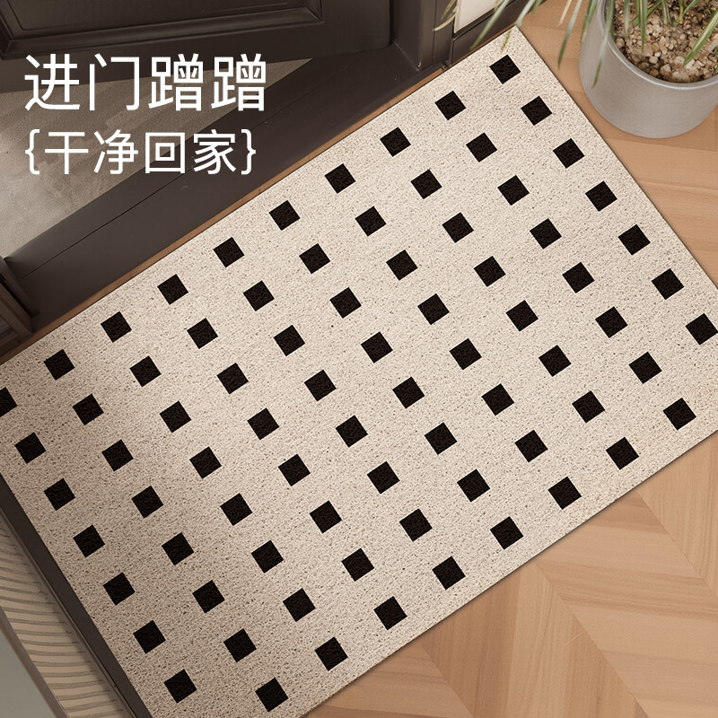 丝圈入户门地垫2026新款高级感玄关进门地毯门口防滑脚垫子可裁剪,淘宝优惠券,粉丝福利购,淘宝优惠卷