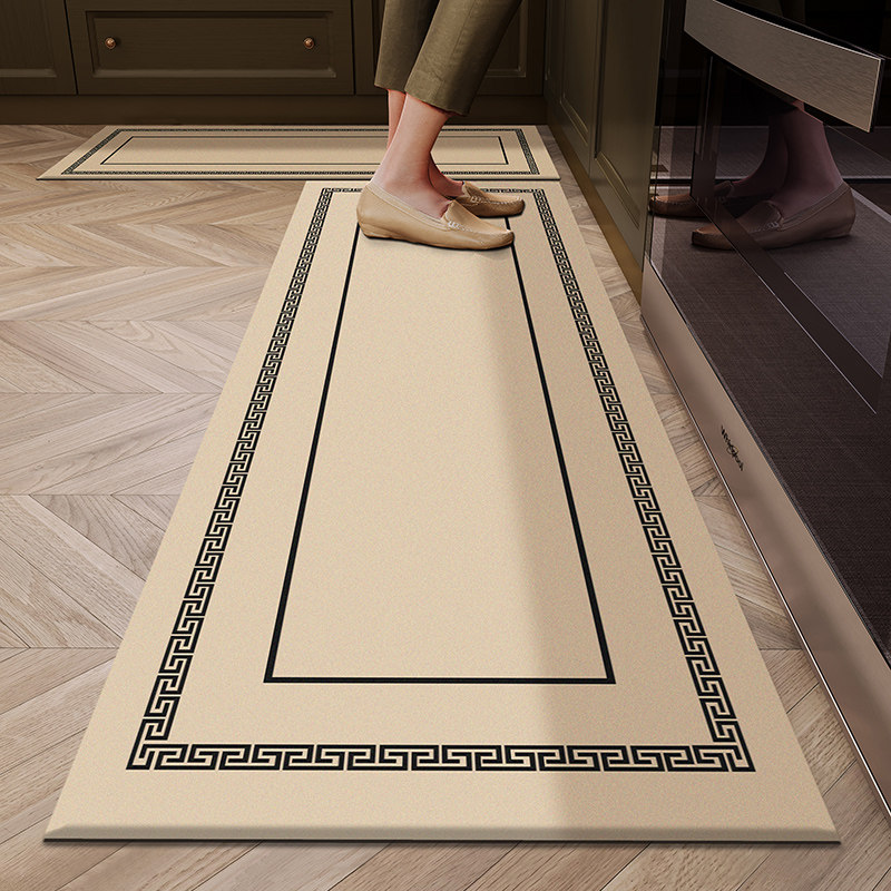 厨房地垫防油免清洗家用防滑吸水脚垫耐脏防水垫子可擦洗门口垫子,淘宝优惠券,粉丝福利购,淘宝优惠卷