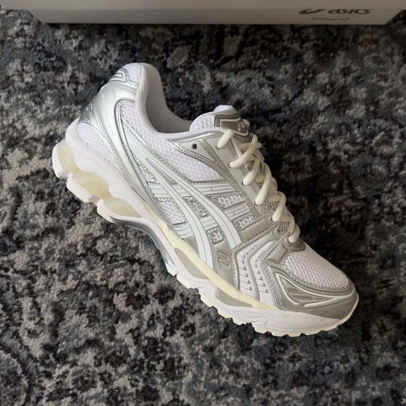 亚瑟士JJJJound x ASICS Gel-Kayano 14联名液态银反光男女跑步鞋 - 图0