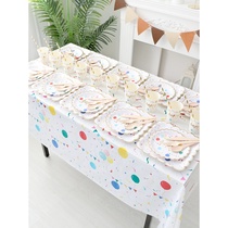 Birthday Party Children Themed Disposable Cake Cutlery Suit Baby Scene Arrangement Decorative supplies