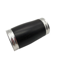 Down B-tone black pipe clarinet tuning pipe uwood solid wood two-section pipe silver-coated bronze ring instrument accessories single sale