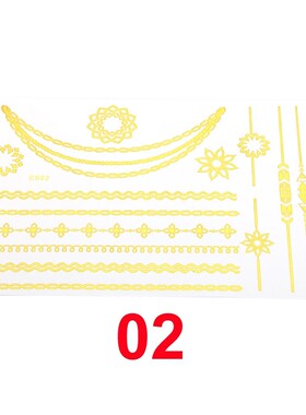 Fake Body Art Fashion Temporary Tattoo Necklace Choker Brace