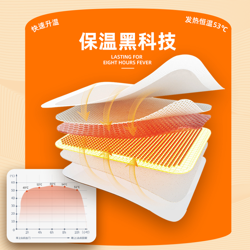 米卡博暖贴暖宝宝贴自发热贴秋冬天季节保暖防寒暖身暖保暖贴