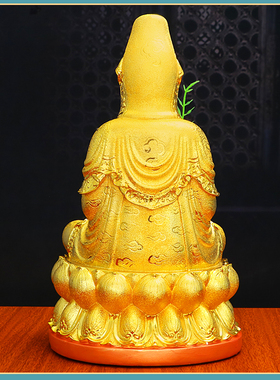 工艺观音菩萨神像彩绘供奉装饰品