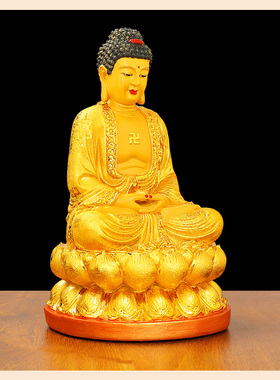 简吟如来佛树脂家居客厅公司摆件