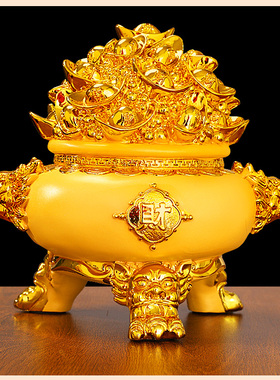 聚宝盆存钱罐树脂招财开业礼品