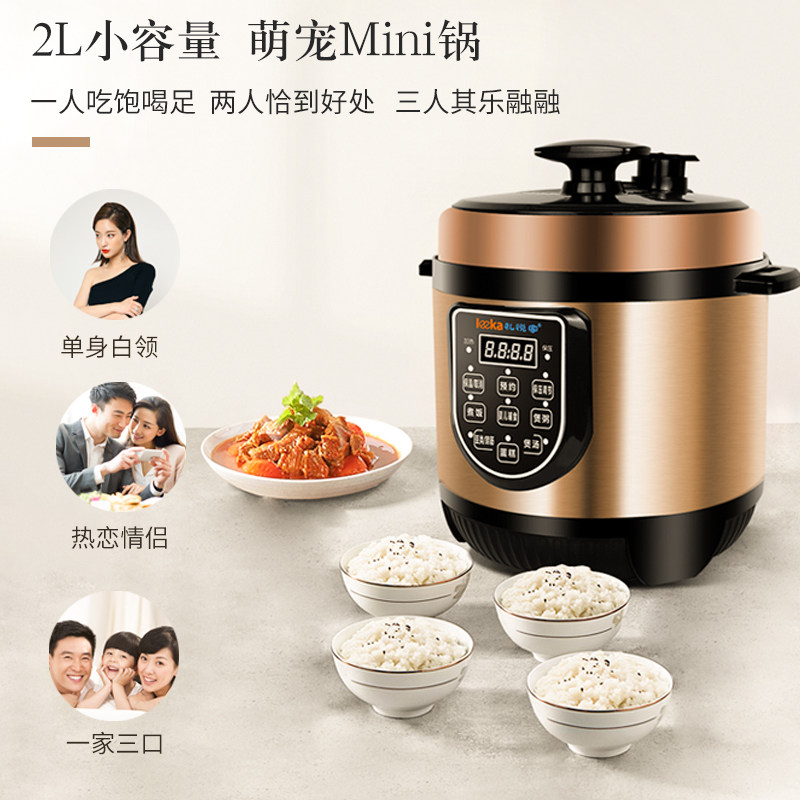 迷你小电2升家用小型压力煲电饭煲 礼悦家电器电压力锅