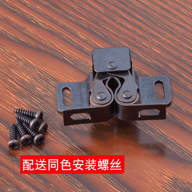 碰珠门扣卡式小磁吸厨柜碰珠门吸弹簧家具锁夹强磁门碰衣柜门卡扣_虎窝淘