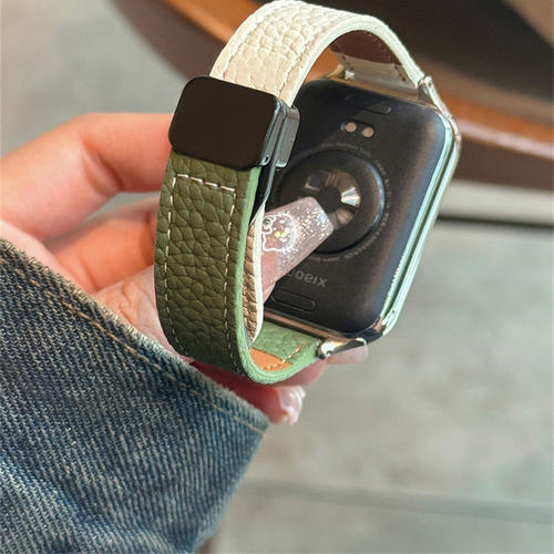 适用小米手环89Pro表带原神NFC细款真皮磁吸红米Watch5/4男女腕带 - 图3