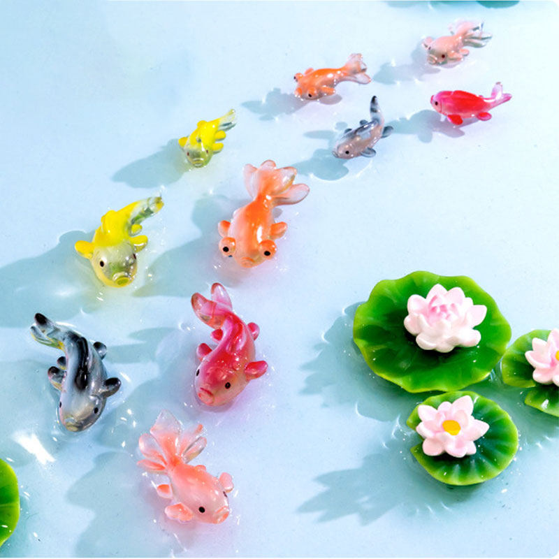 微景观创意可爱小鱼锦鲤 水族箱鱼缸生态瓶造景DIY装饰配件小摆件,淘宝优惠券,粉丝福利购,淘宝优惠卷