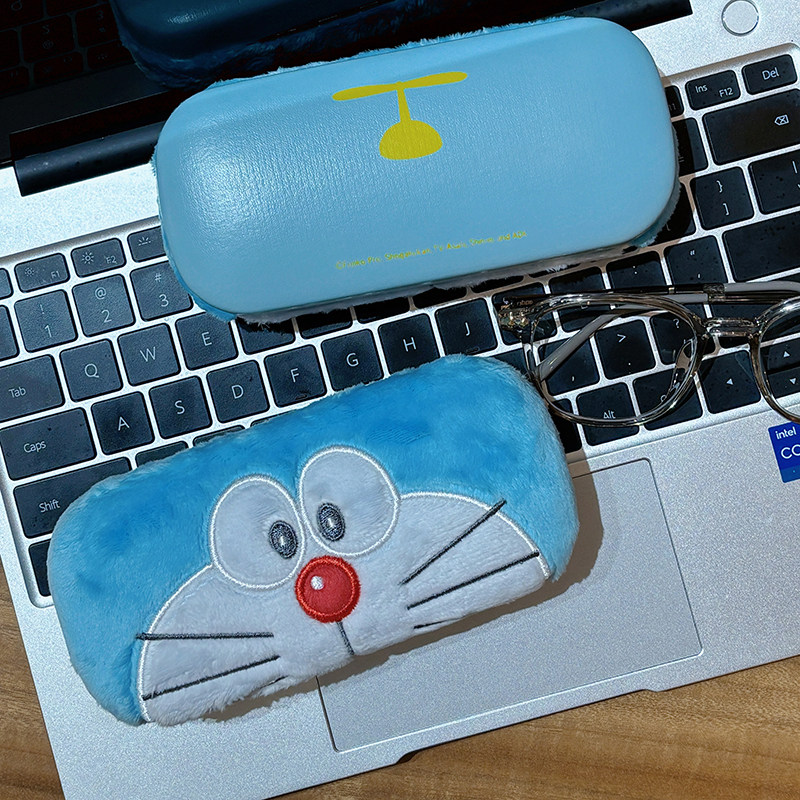 新品叮当收纳盒哆拉A梦眼镜盒高品质生日礼物防压高颜值眼镜盒,淘宝优惠券,粉丝福利购,淘宝优惠卷