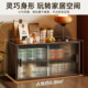 Desktop storage rack storage box dustproof cup storage cabinet kitchen tableware multi-function dish sorting rack