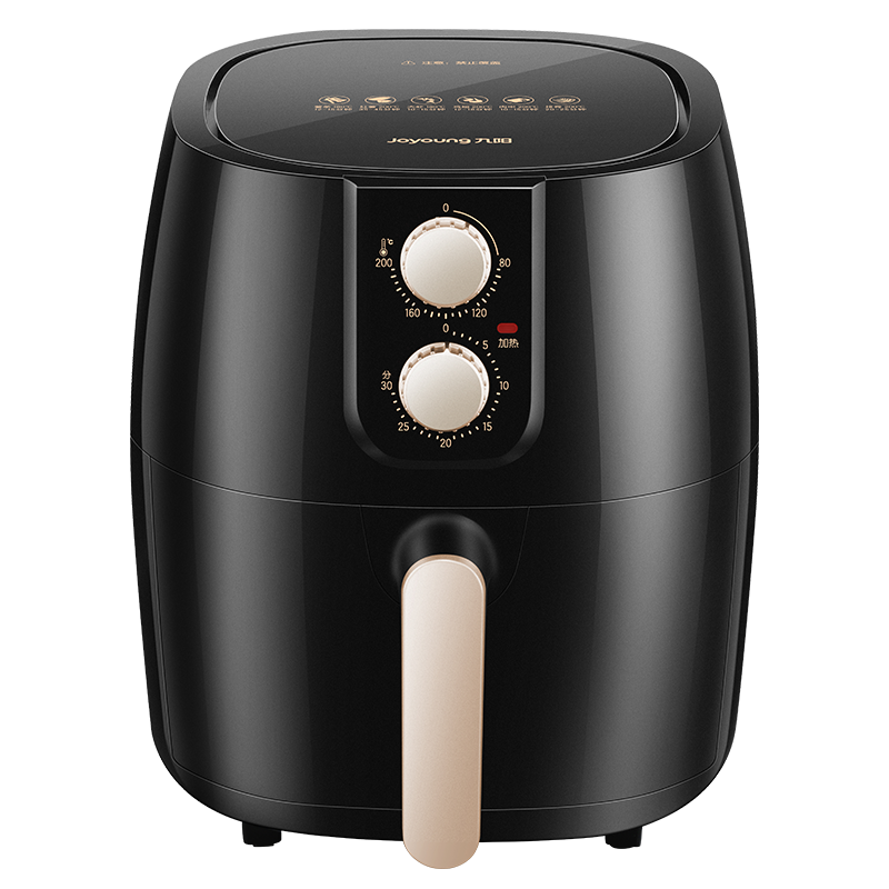 九阳厨房电器旗舰店九阳空气炸锅家用烤箱一体多功能大容量4.8L全自动无油薯条电炸锅0