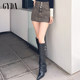 GYDA autumn new versatile commuter niche washed and distressed women's high-waisted denim short skirt 0724525106