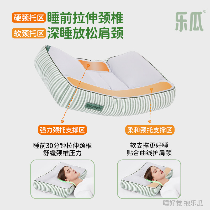乐瓜鹅绒枕头枕芯护颈椎助睡眠五星级酒店专用羽绒枕家用可水洗,淘宝优惠券,粉丝福利购,淘宝优惠卷