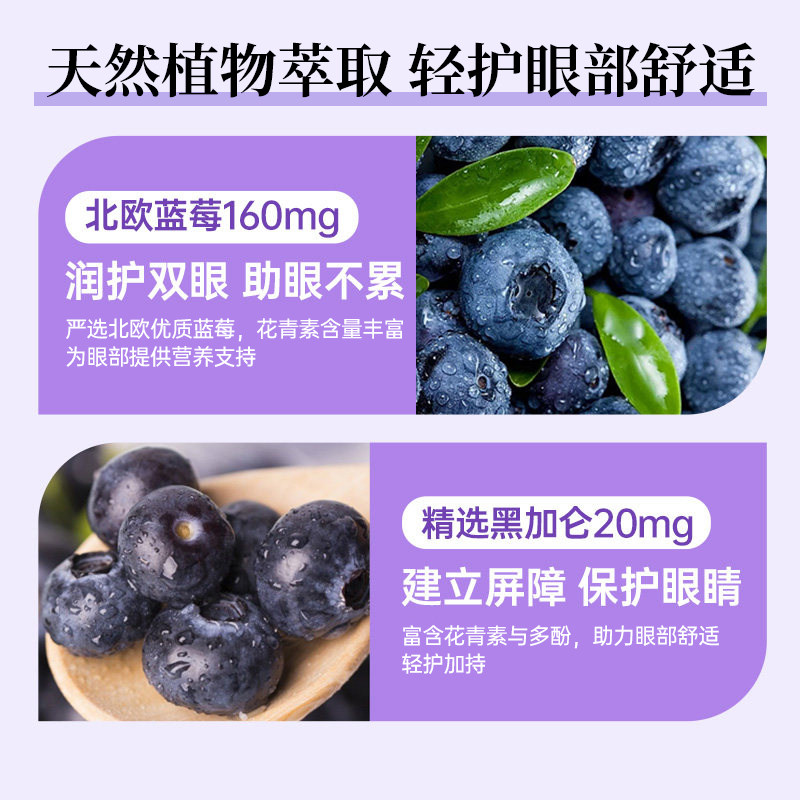 FANCL芳珂蓝莓护眼丸亮眼精华花青素维生素ABC【效期到25年4月】
