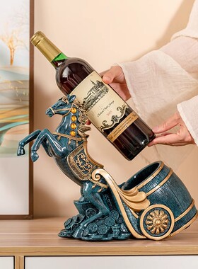创意美女红酒架摆件酒柜装饰品