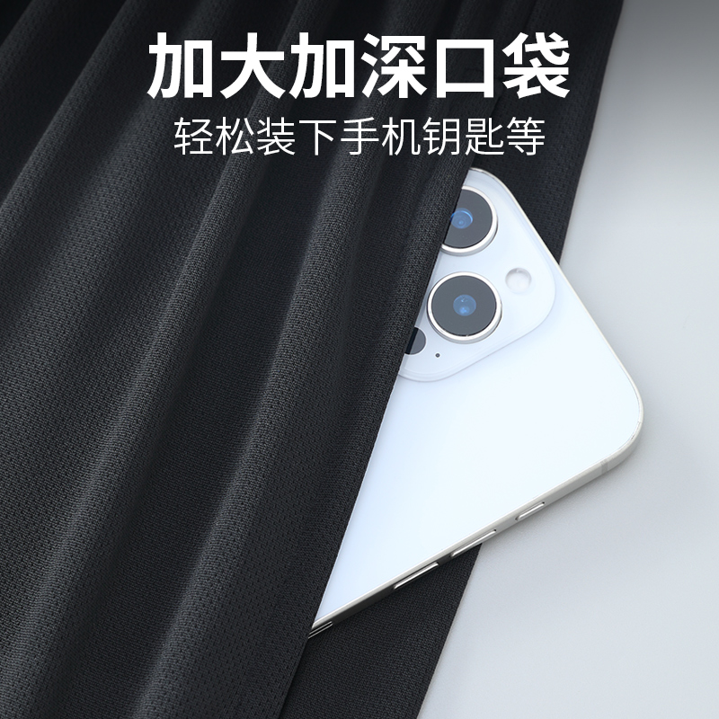 运动套装男跑步速干衣2025新款夏冰丝短袖短裤男款健身服男士T恤 - 图3