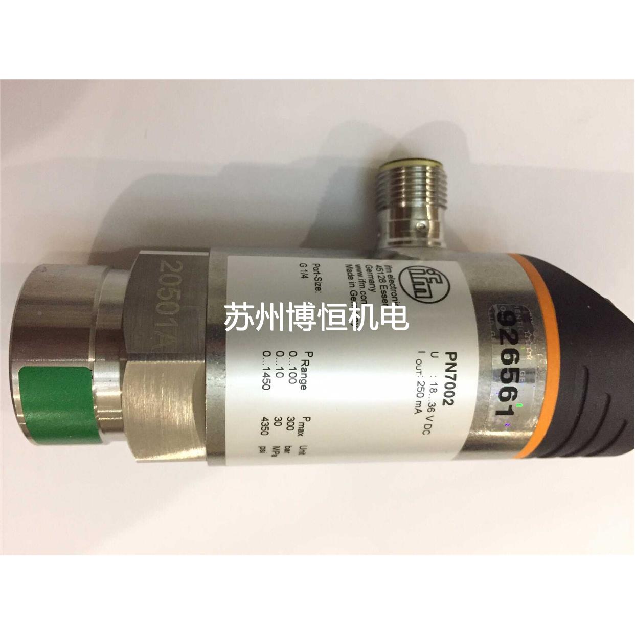 全新易福门PN7002压力传感器 原装现货PN-100-SBR14-QFRKG/US议价 - 图1