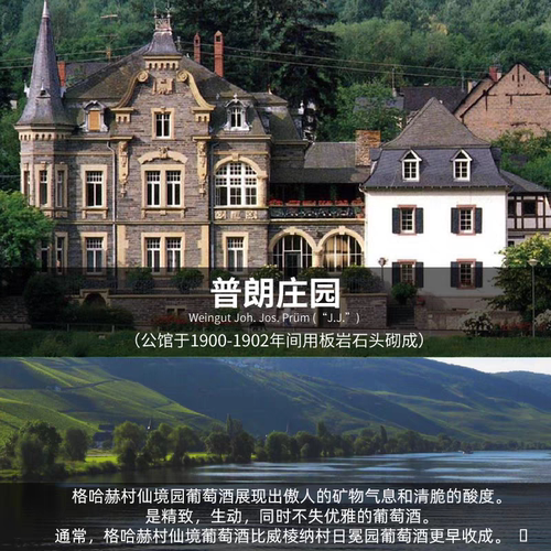 JJP普朗酒庄雷司令半甜白葡萄酒日晷园珍藏甜白Joh.Jos.Prum750ml - 图0