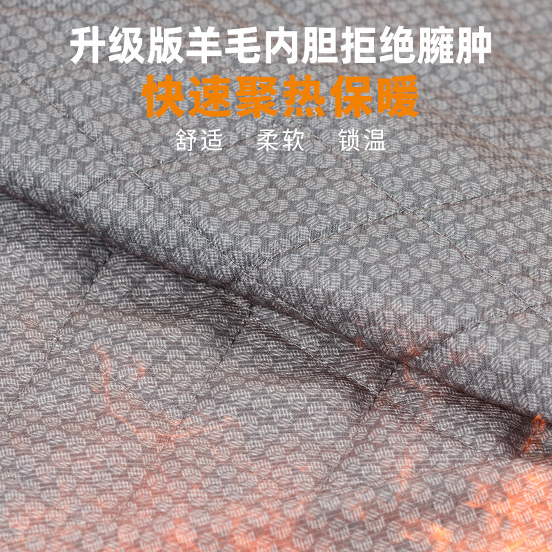 雅鹿冬季绵羊毛内胆加厚保暖衬衫男条纹纯色商务大码加绒中年衬衣,淘宝优惠券,粉丝福利购,淘宝优惠卷