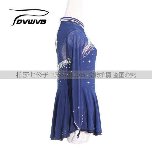 DVWVB 定制花样滑冰服装 花样滑冰表演服考级比赛女款 G196 - 图1