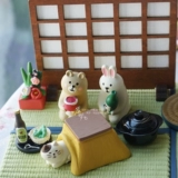 Японская хижина, ретро маленький кукольный домик, маленькая фигурка, татами