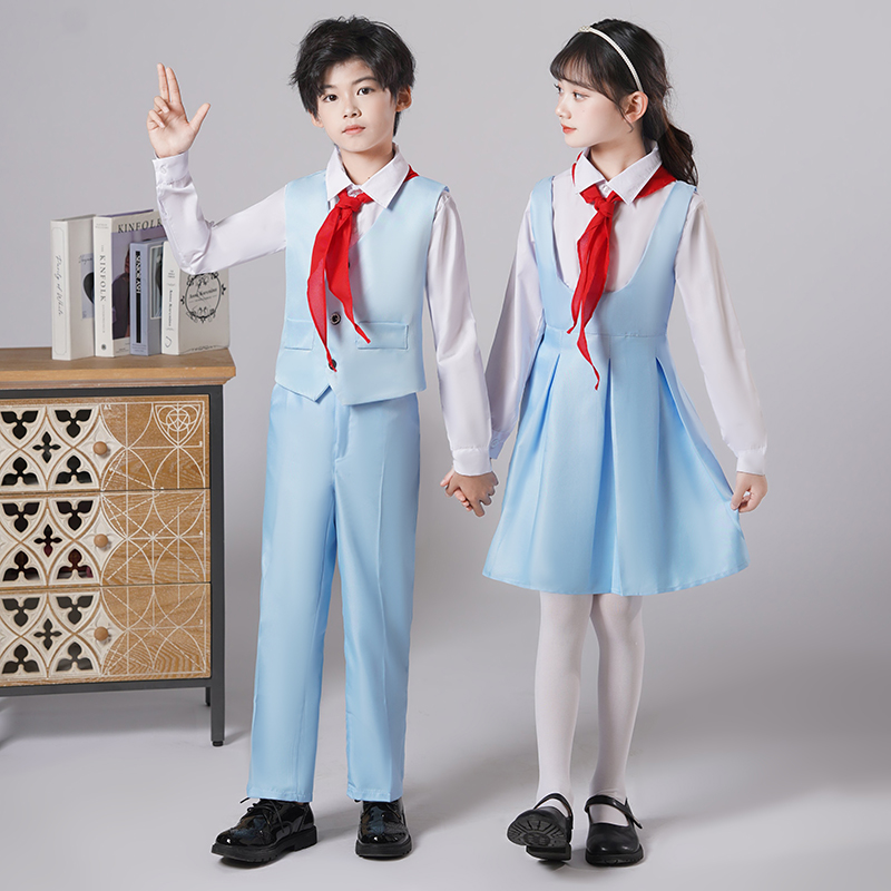 六一冯琳同款合唱服中小学生朗诵演出服儿童运动会幼儿园校服套装