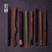 BanSerie Handmade Bamboo Tea Clip Tea Set Zero Fit Six Gentlemen Tea Clip Bamboo Cup Jacketed Tea Duct Tweezers Utilita