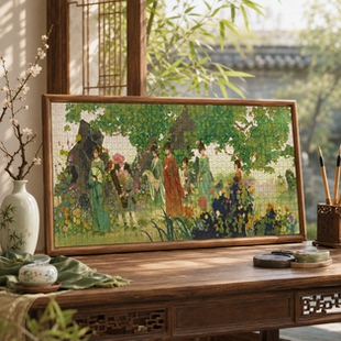 金龟子联名1000片益智解压拼图diy装饰画