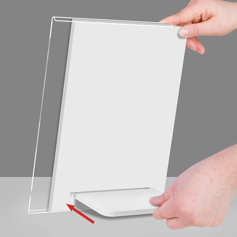 亚克力台卡桌牌透明桌面立牌a4抽拉台签台牌展示牌水晶A5桌卡个性创意餐牌酒水菜单广告价目表展示架摆台,淘宝优惠券,粉丝福利购,淘宝优惠卷