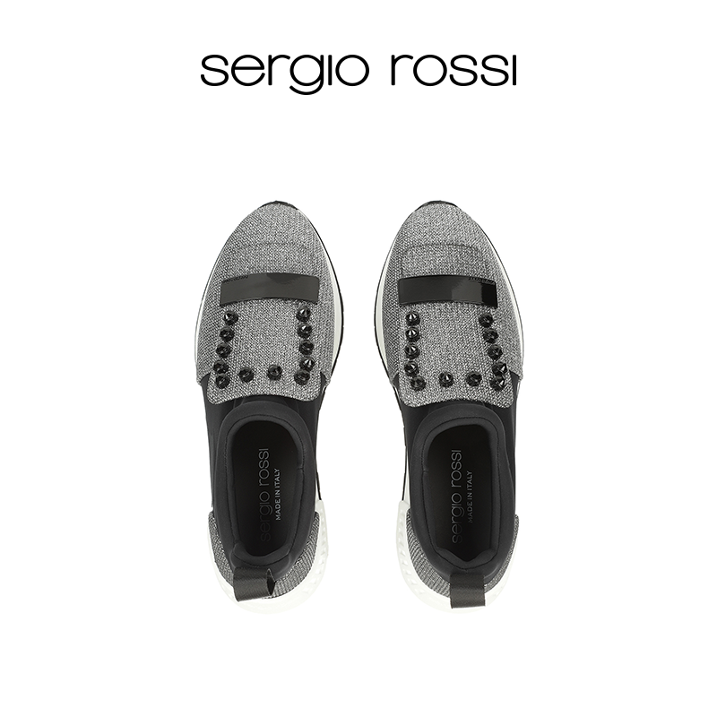 Sergio Rossi/ SR女鞋SR1 RUNNING休闲跑步运动鞋单鞋 - 图1