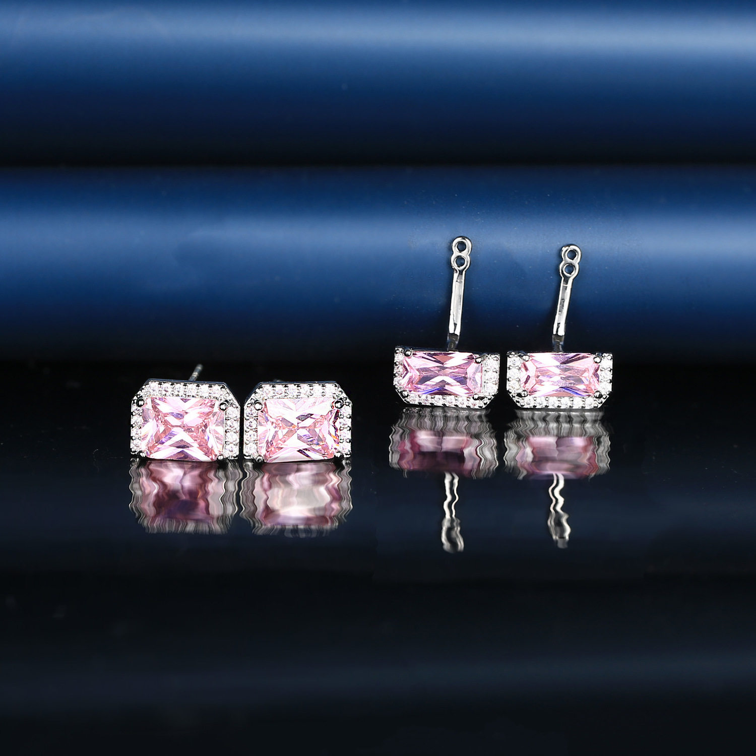 欧美2025夏季新款夸张微镶锆石耳环耳钉耳坠女长款复古潮耳饰,淘宝优惠券,粉丝福利购,淘宝优惠卷