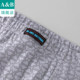 Ab underwear 3-pack men's boxer briefs pure cotton printed antibacterial mid-waist ສະດວກສະບາຍ breathable boxer briefs Y673