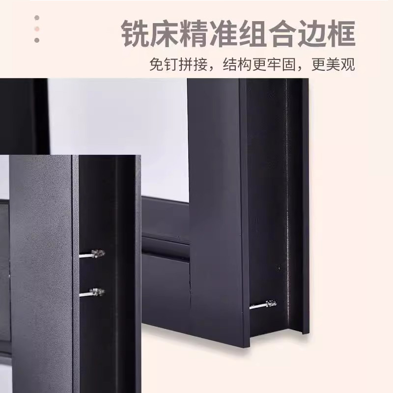 【可定制】50系列型材铝合金平开窗内开外开厨房厕所卫生间小窗户 - 图0