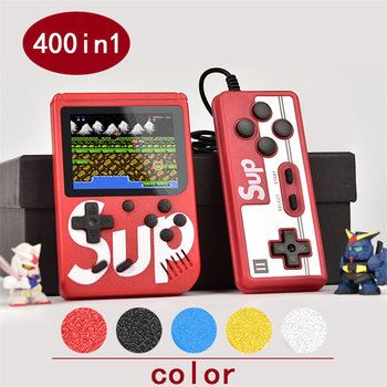 ເກມ Handheld Game Console Double Contra Game Console Super Mario 400 Games SUP Mini Childhood Memories Classic Nostalgic Children's New Game Console Retro Game Handheld Console with TV