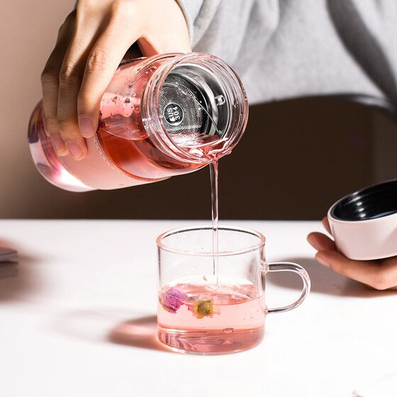 High-looking high-borosilicate heat-resistant tropical tea cup