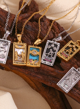 英国george melis欧美时尚流行小众项坠镀18k金复古原创新款